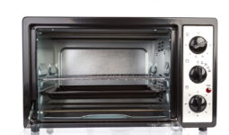 how to clean Breville toaster oven